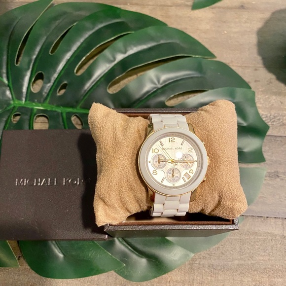 White Michael Kors women’s watch